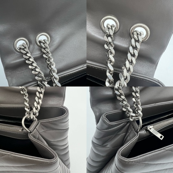 Authentic Yves Saint Laurent large Lou Lou chain bag - Picture 15 of 17